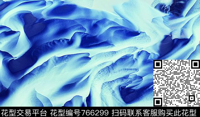 雪山趣味笔触数码印花花型下载（图片编号: 766299） - 瓦栏（Walan）