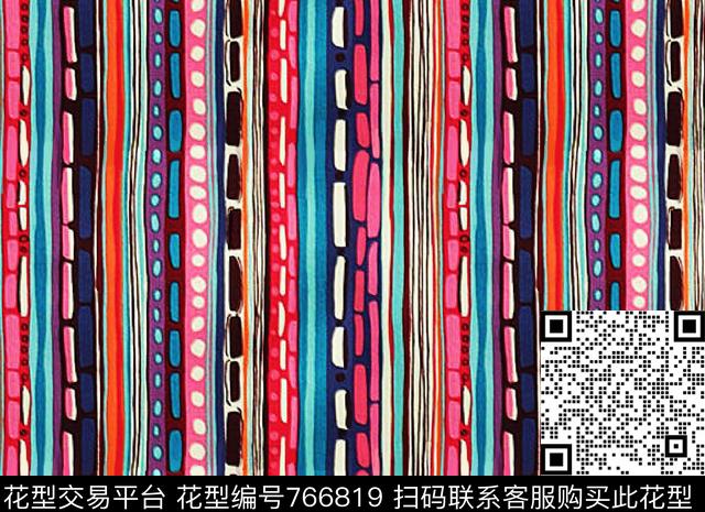 不规则几何几何波点数码印花花型下载（图片编号: 766819） - 瓦栏（Walan）