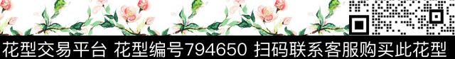 桃花2方连续.jpg - 794650 - 桃花 花卉 小清新 - 传统印花花型 － 女装花型设计 － 瓦栏
