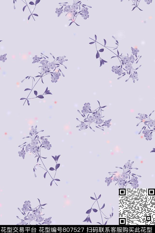 小清新5.jpg - 807527 - 乱花 花朵 花卉 - 数码印花花型 － 女装花型设计 － 瓦栏