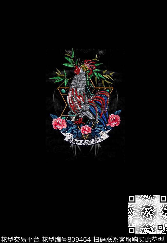动物商务时尚数码印花花型下载（图片编号: 809454） - 瓦栏（Walan）