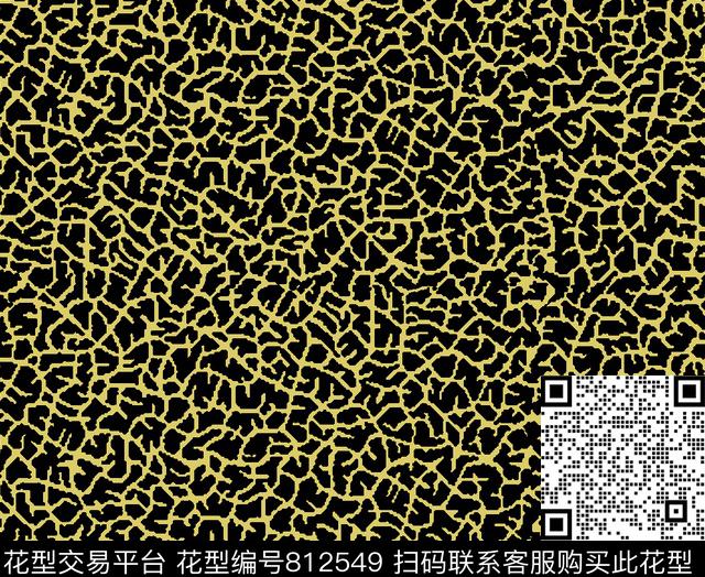 纹理树叶叶脉数码印花花型下载（图片编号: 812549） - 瓦栏（Walan）