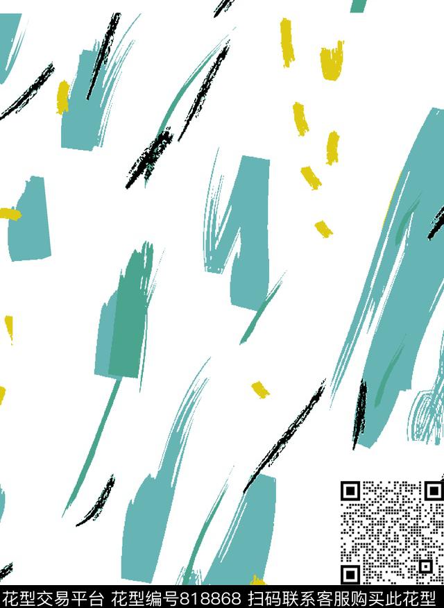 方格不规则几何几何传统印花花型下载（图片编号: 818868） - 瓦栏（Walan）