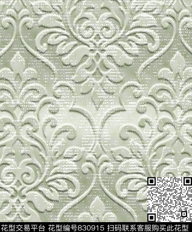 1600 (43).jpg - 830915 - 花朵 花卉 大马士革 - 传统印花花型 － 墙纸花型设计 － 瓦栏