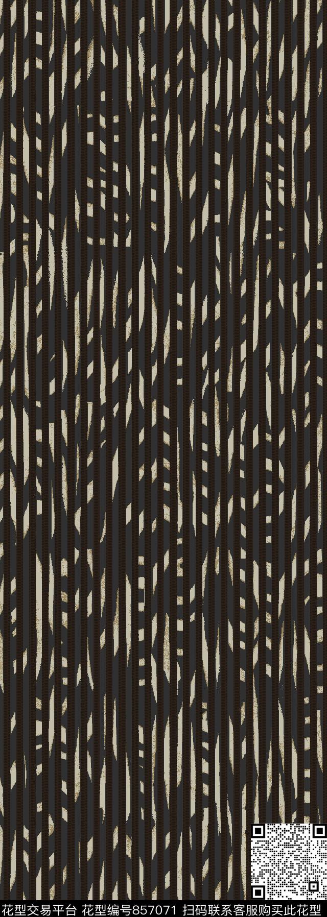 Animal texture-V1 index.tif - 857071 - 纹理 小方块 黑白灰 - 数码印花花型 － 沙发布花型设计 － 瓦栏