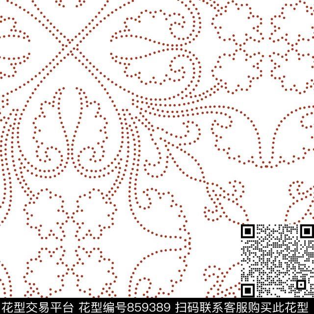 Pinsonic pattern-v1.tif - 859389 - 几何 波点 - 传统印花花型 － 窗帘花型设计 － 瓦栏