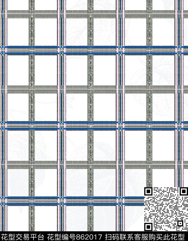 WN022.jpg - 862017 - 波点 十字 几何 - 数码印花花型 － 沙发布花型设计 － 瓦栏