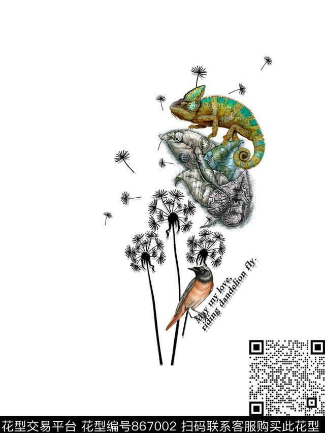欧式时尚人物数码印花花型下载（图片编号: 867002） - 瓦栏（Walan）