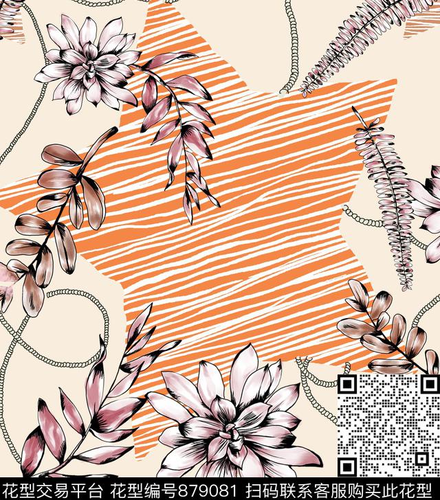 2016.6.jpg - 879081 - 大花 花朵 花卉 - 数码印花花型 － 女装花型设计 － 瓦栏