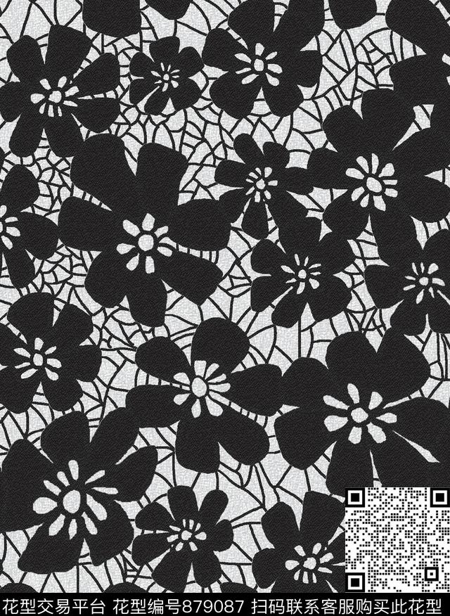 1-8.jpg - 879087 - 牡丹 花朵 花卉 - 数码印花花型 － 女装花型设计 － 瓦栏