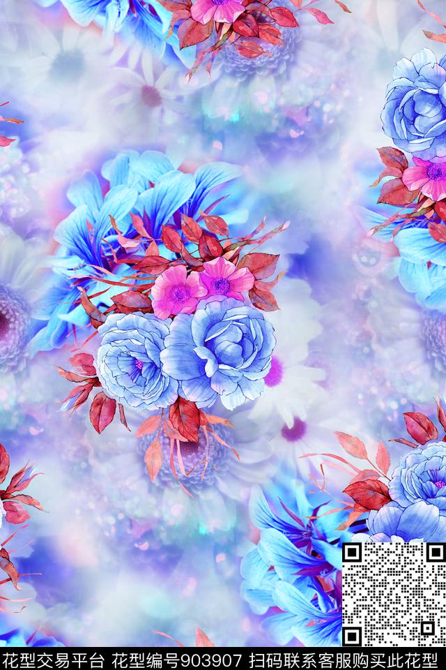 2017.7-0012.jpg - 903907 - 朦胧花卉 手绘花卉 - 数码印花花型 － 女装花型设计 － 瓦栏