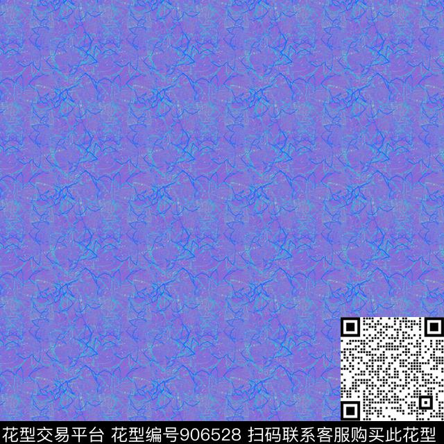 抽象花卉线条花卉抽象传统印花花型下载（图片编号: 906528） - 瓦栏（Walan）