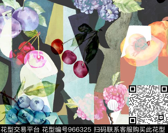 201710201739.jpg - 966325 - 抽象 几何 水果 - 数码印花花型 － 女装花型设计 － 瓦栏