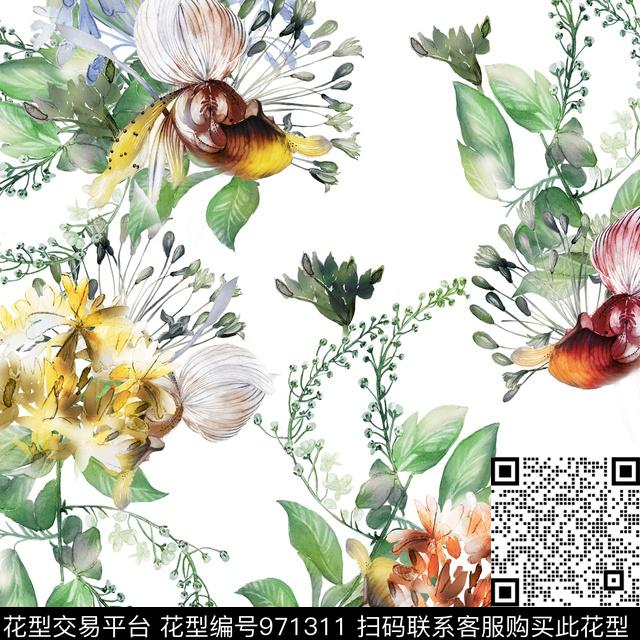AC171116-3.jpg - 971311 - 花卉 3D立体 绿植树叶 - 数码印花花型 － 女装花型设计 － 瓦栏