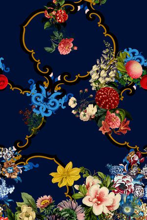 花卉印花花型图片