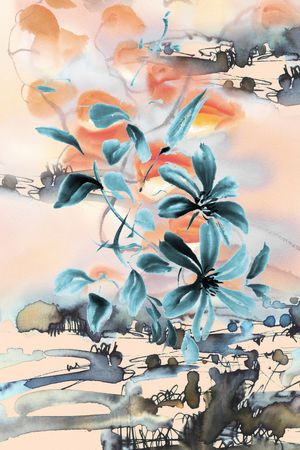 数码花型印花花型图片