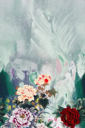 数码花型印花花型图片
