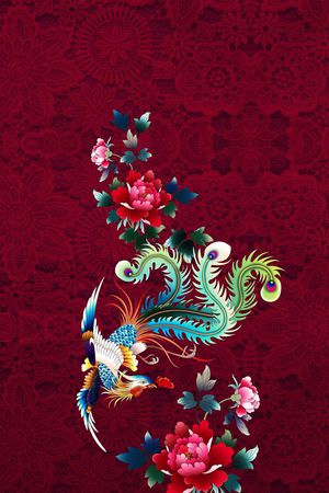 数码花型印花花型图片