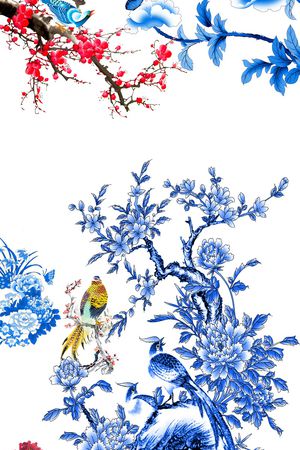数码花型印花花型图片