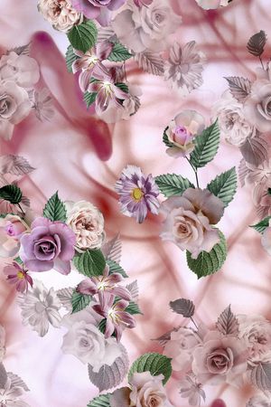 数码花型印花花型图片