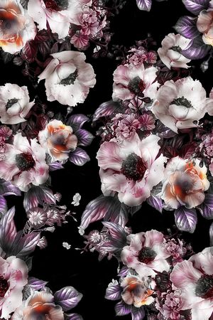 花卉印花花型图片