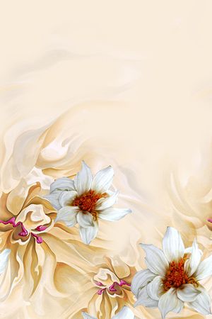 花卉印花花型图片