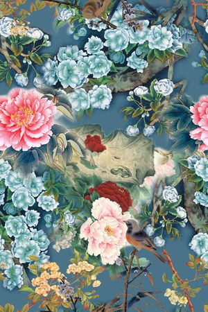 花卉印花花型图片