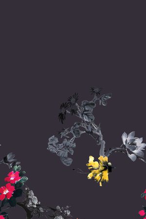 欧式定位花印花花型图片