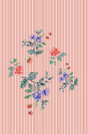 花卉印花花型图片