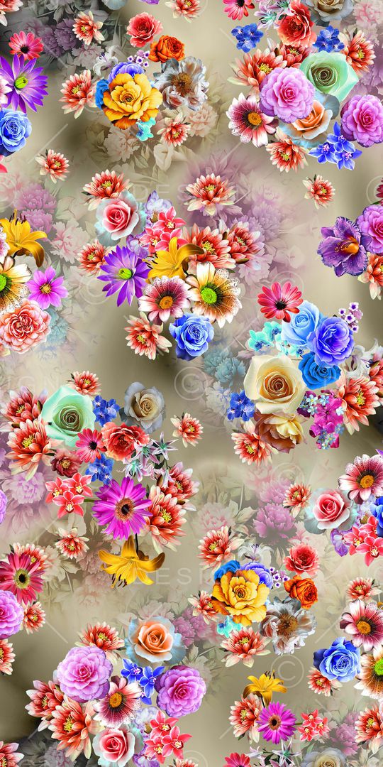 数码花型印花花型图片