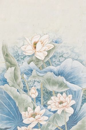 真丝印花花型图片