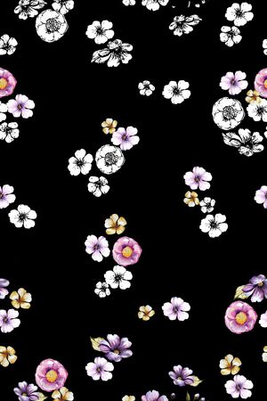 花卉印花花型图片