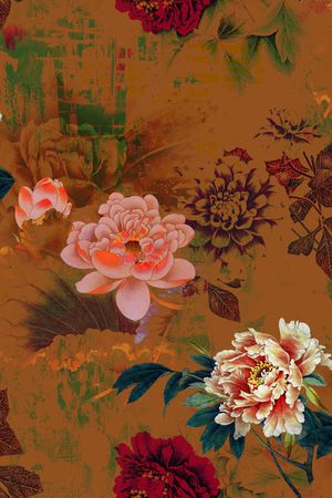 花卉印花花型图片
