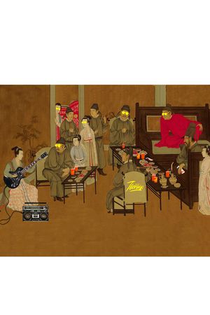 大花印花花型图片