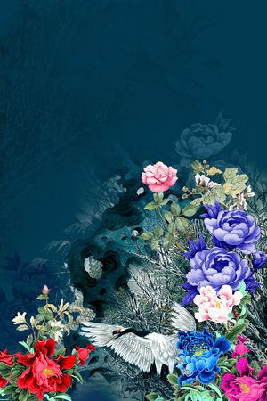 数码花型印花花型图片