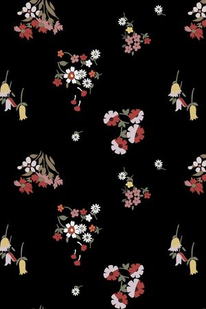 小碎花印花花型图片