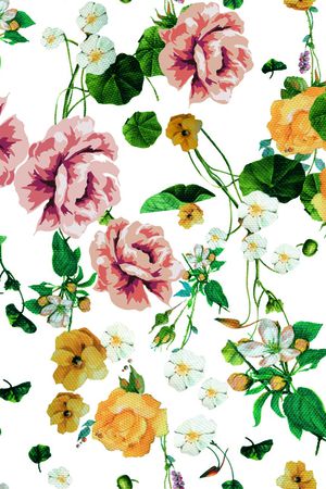 淑女印花花型图片