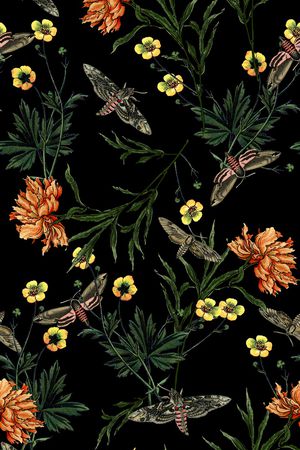 数码花型印花花型图片