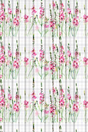 条纹印花花型图片