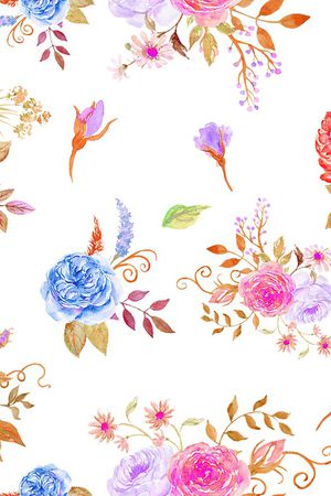 数码花型印花花型图片