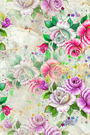 数码花型印花花型图片