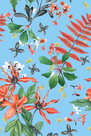 botanic印花花型图片