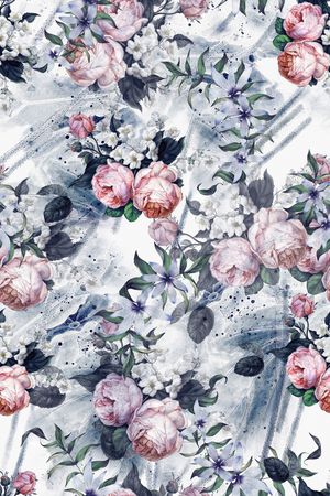 数码花型印花花型图片