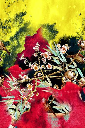 民族风印花花型图片