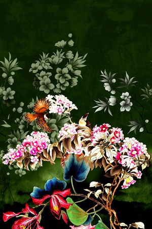 数码花型印花花型图片
