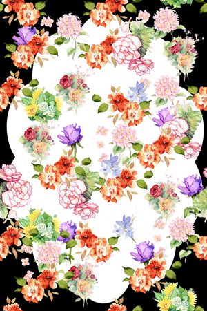 数码花型印花花型图片