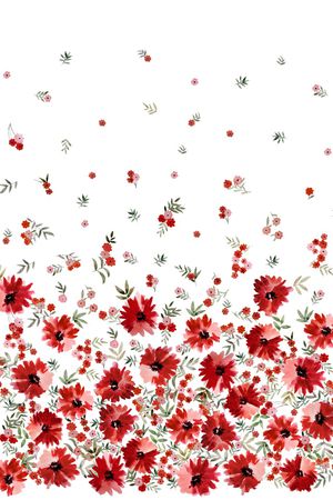花卉印花花型图片