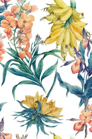 花卉印花花型图片