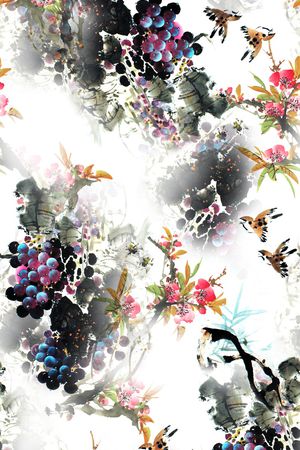 花卉印花花型图片