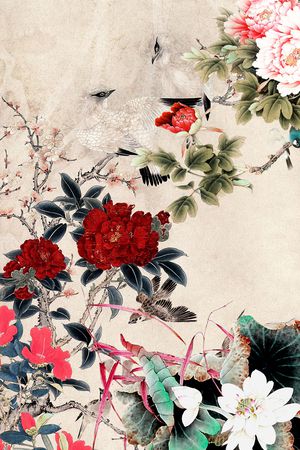 数码花型印花花型图片